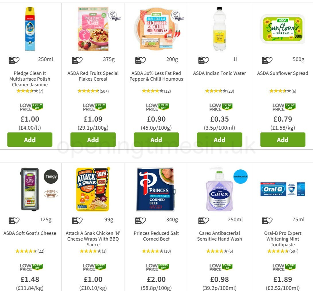 ASDA Offers from 11 March