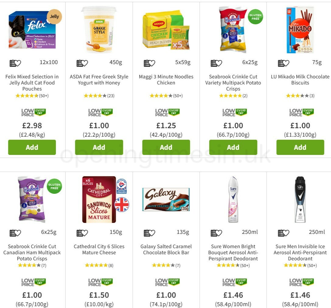 ASDA Offers from 11 March