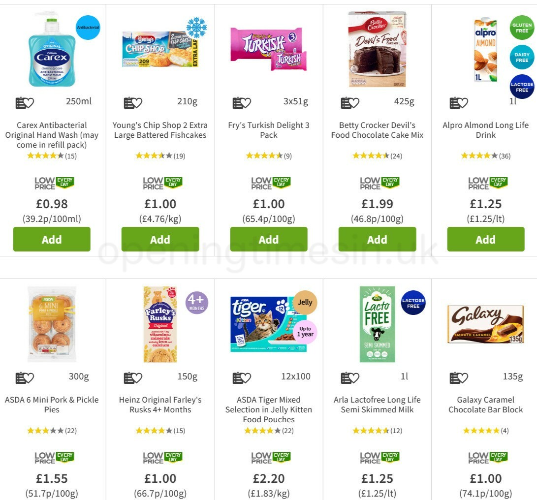 ASDA Offers from 11 March