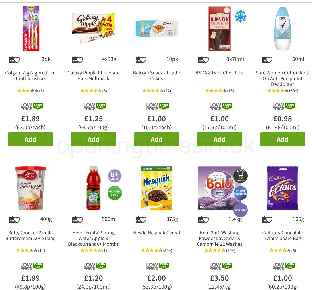 ASDA Offers from 11 March