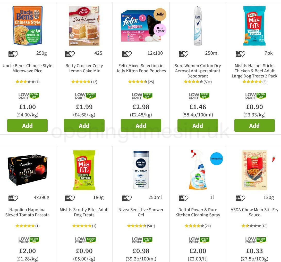 ASDA Offers from 11 March