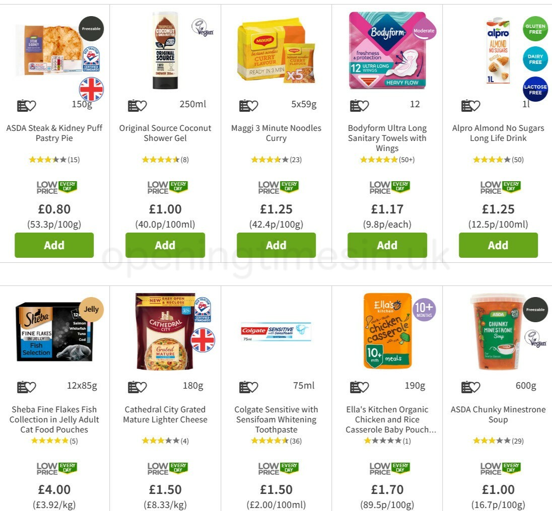 ASDA Offers from 11 March