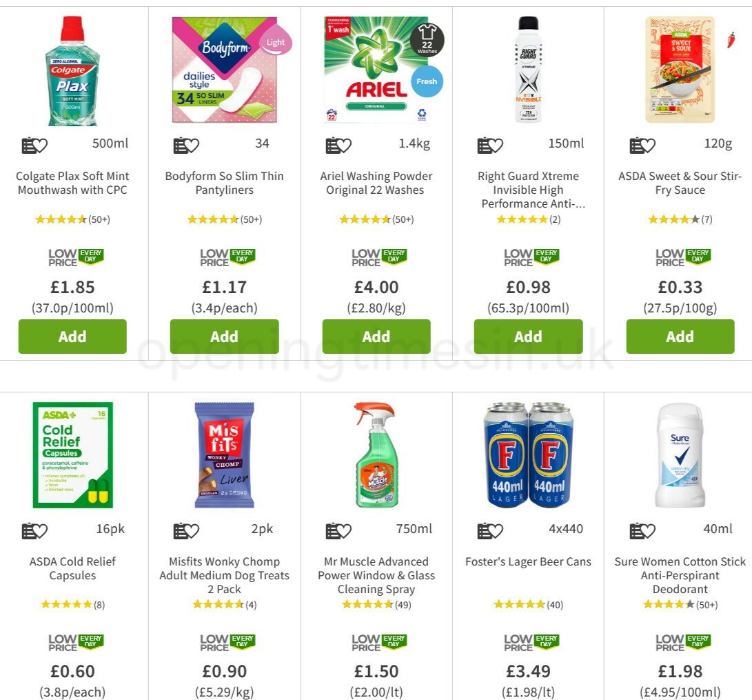 ASDA Offers from 11 March