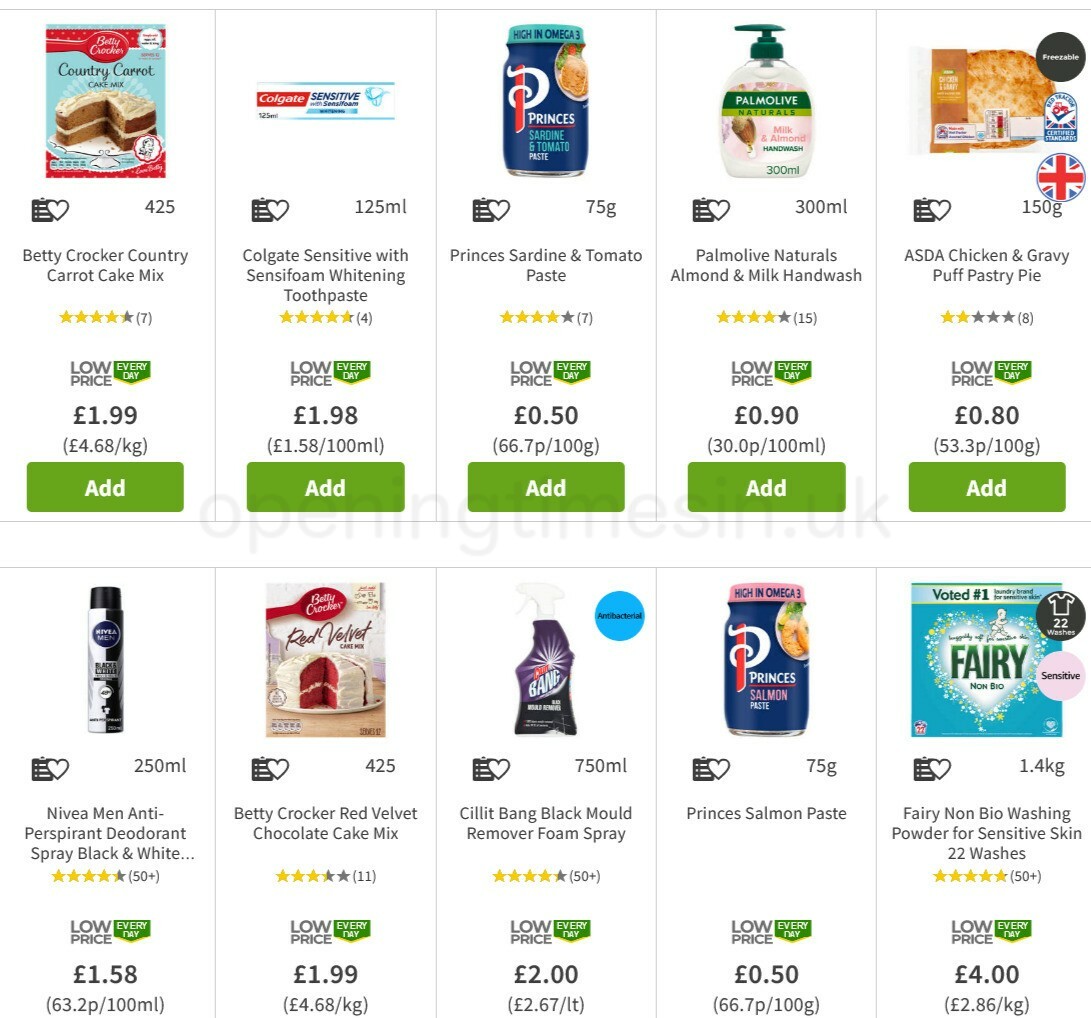 ASDA Offers from 11 March