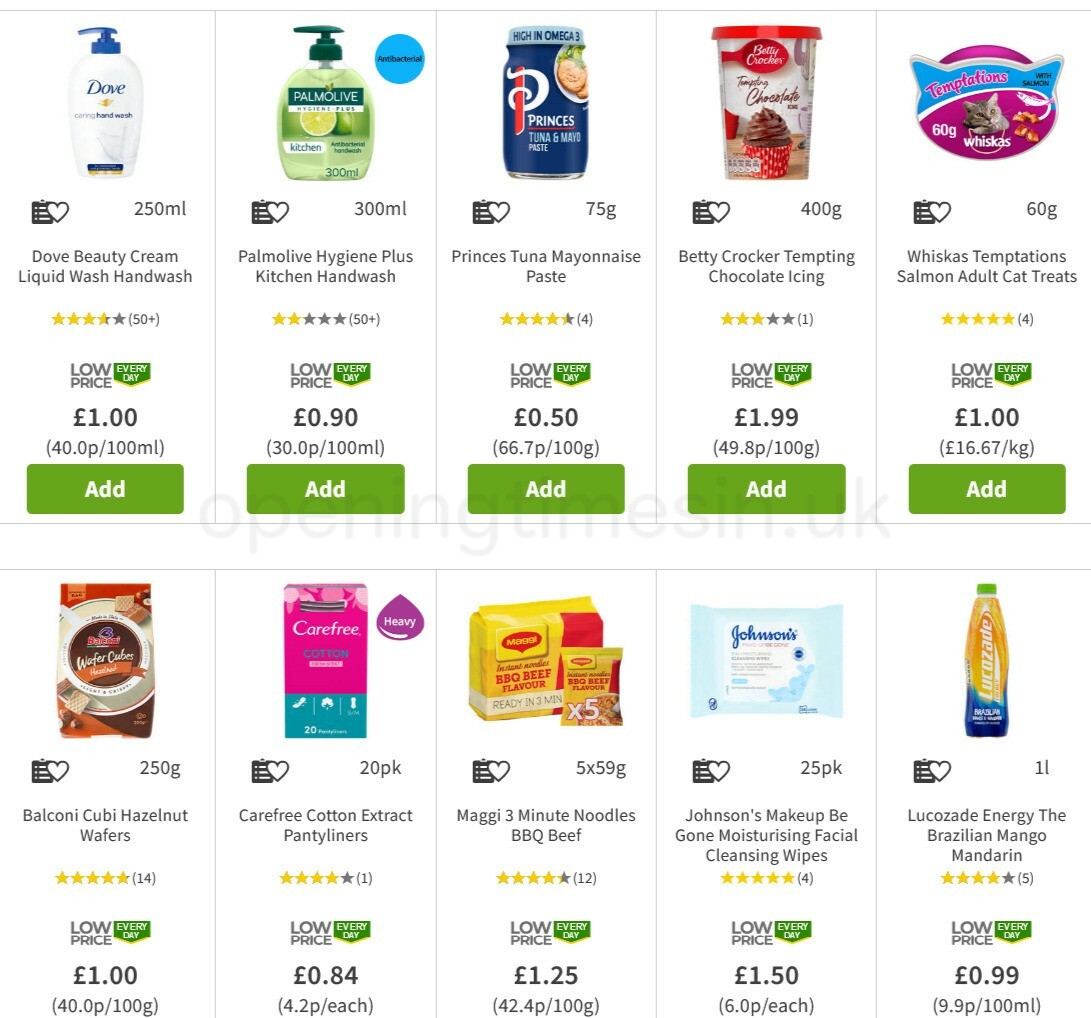 ASDA Offers from 11 March