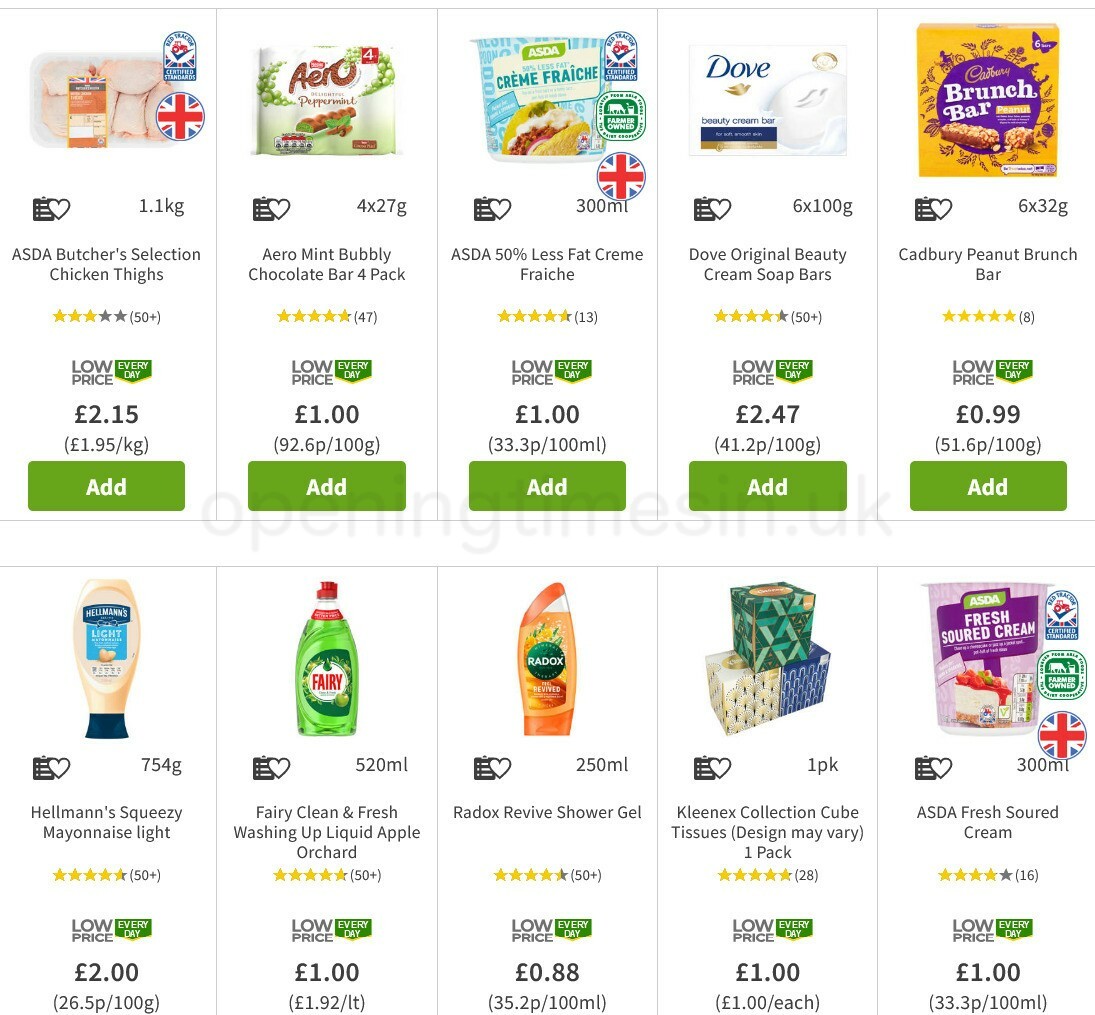 ASDA Offers from 11 March