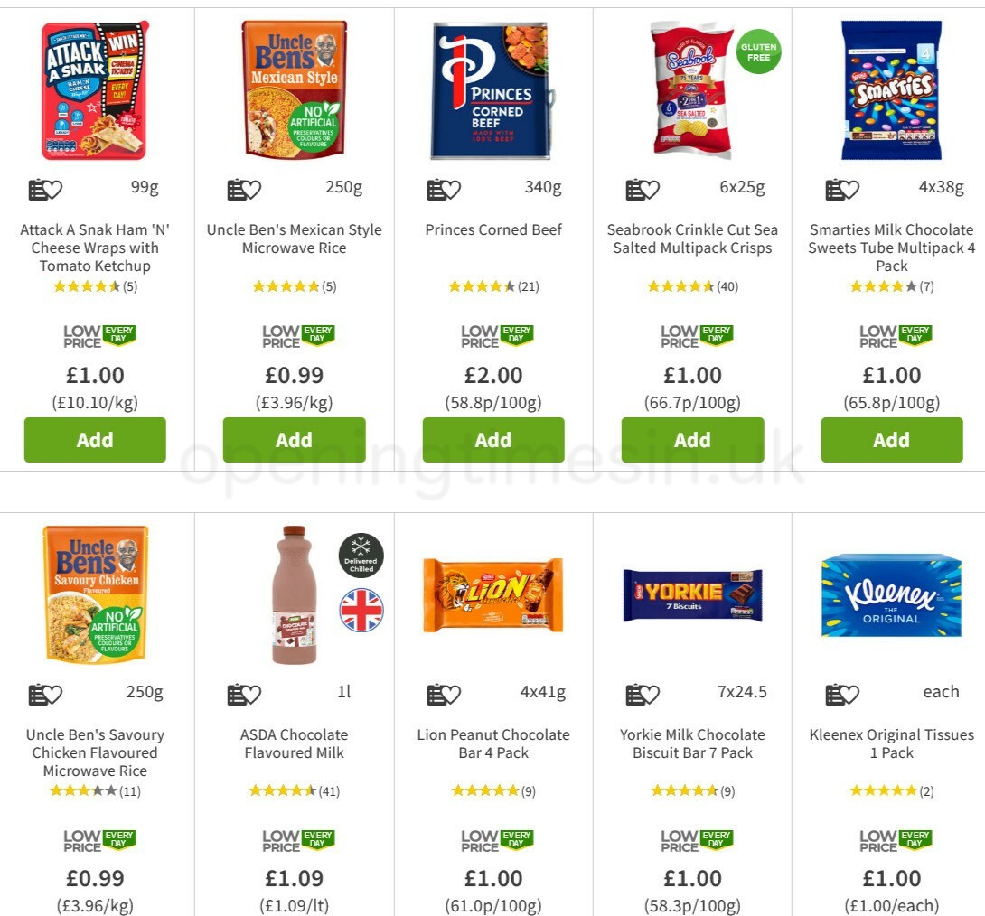 ASDA Offers from 11 March