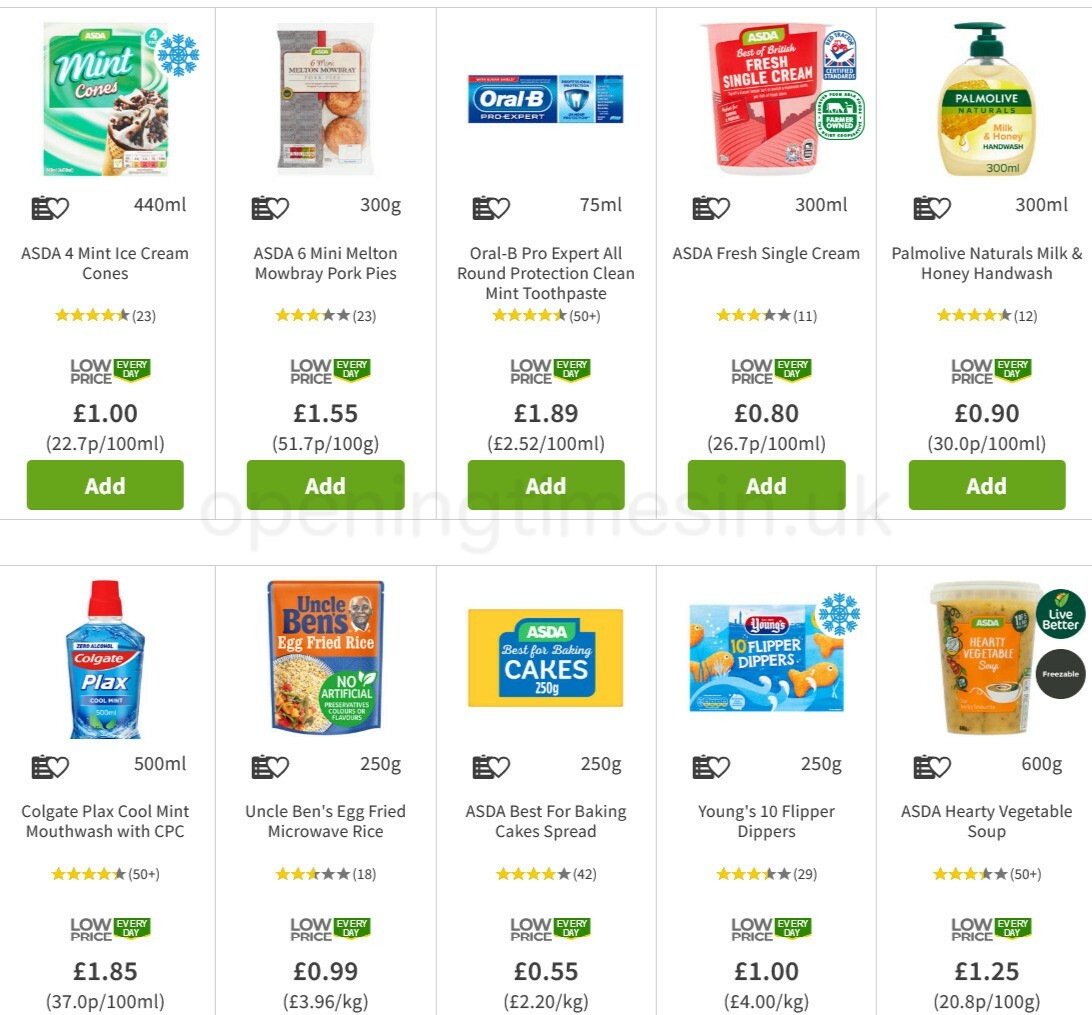 ASDA Offers from 11 March