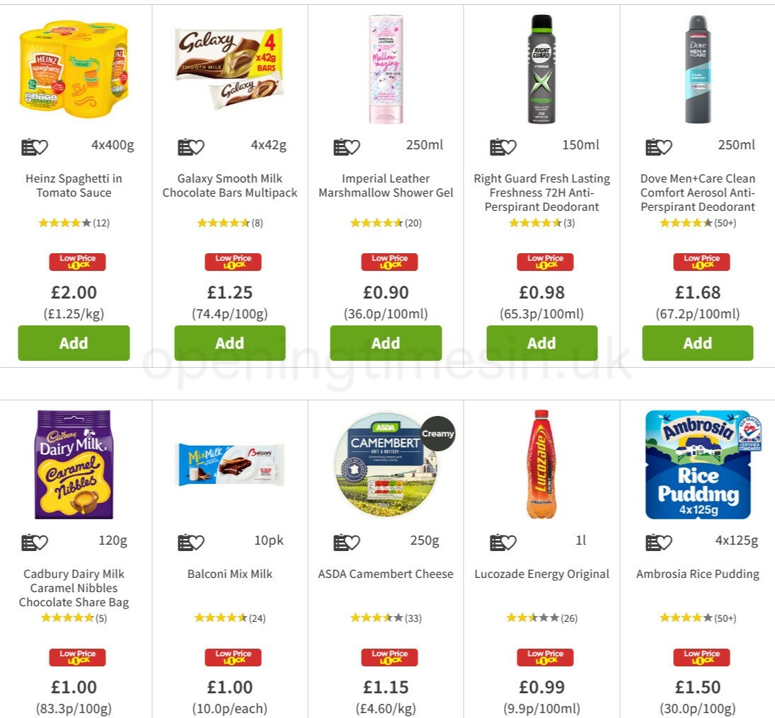 ASDA Offers from 19 March