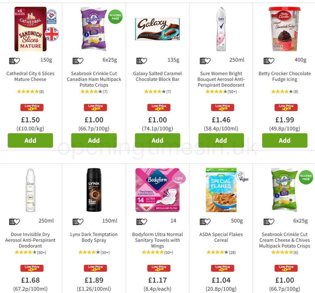 ASDA Offers from 19 March