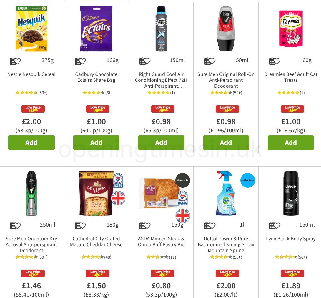 ASDA Offers from 19 March