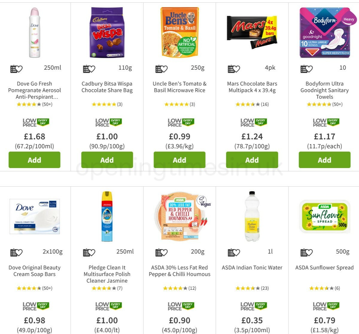 ASDA Offers from 26 March