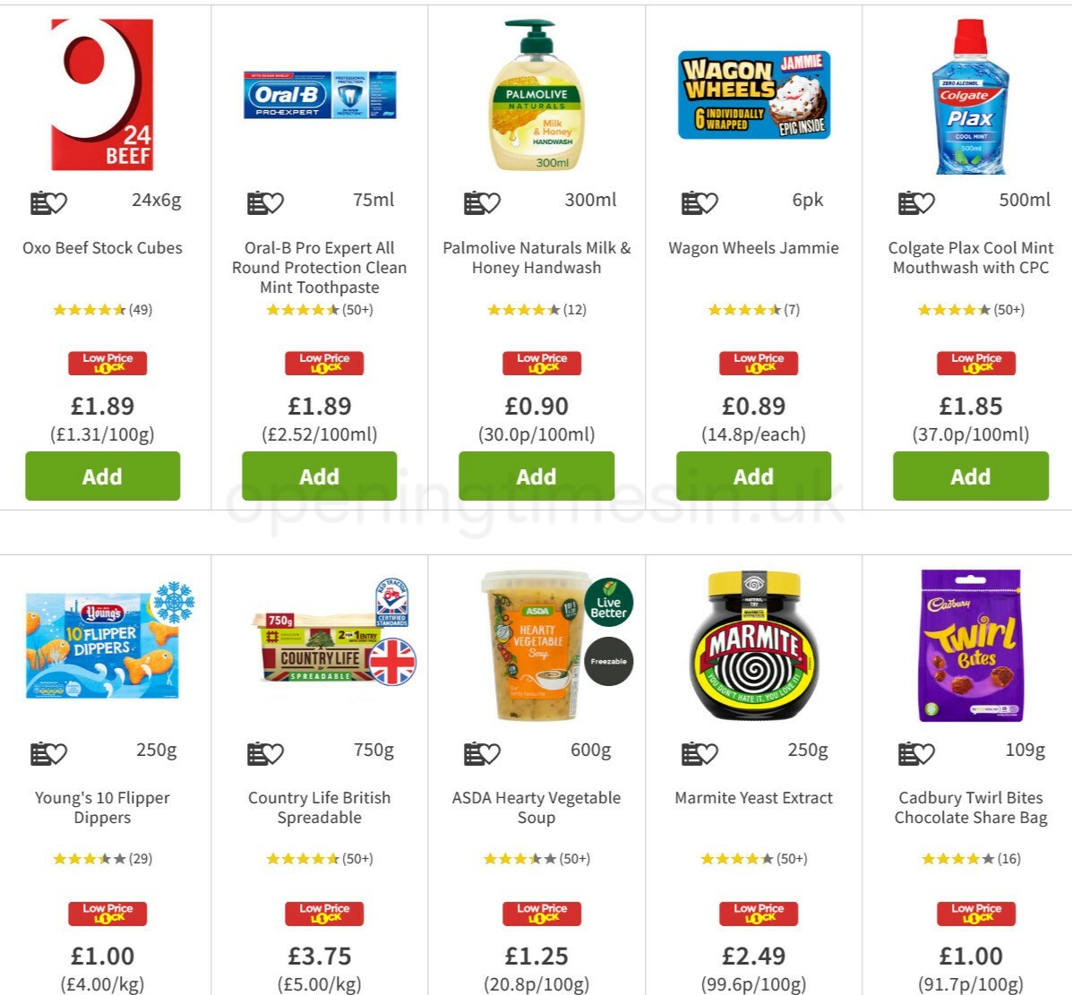 ASDA Offers from 8 April