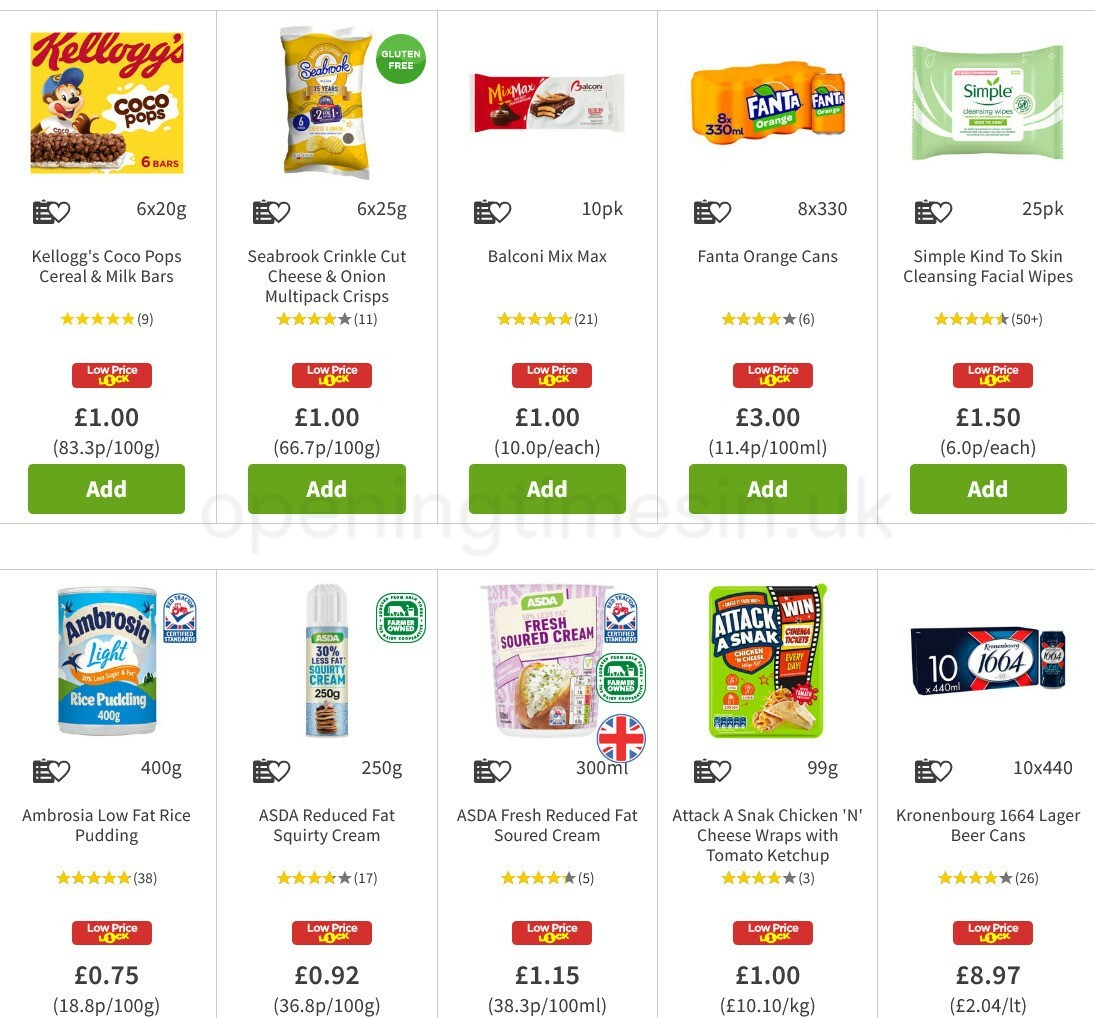 ASDA Offers from 16 April