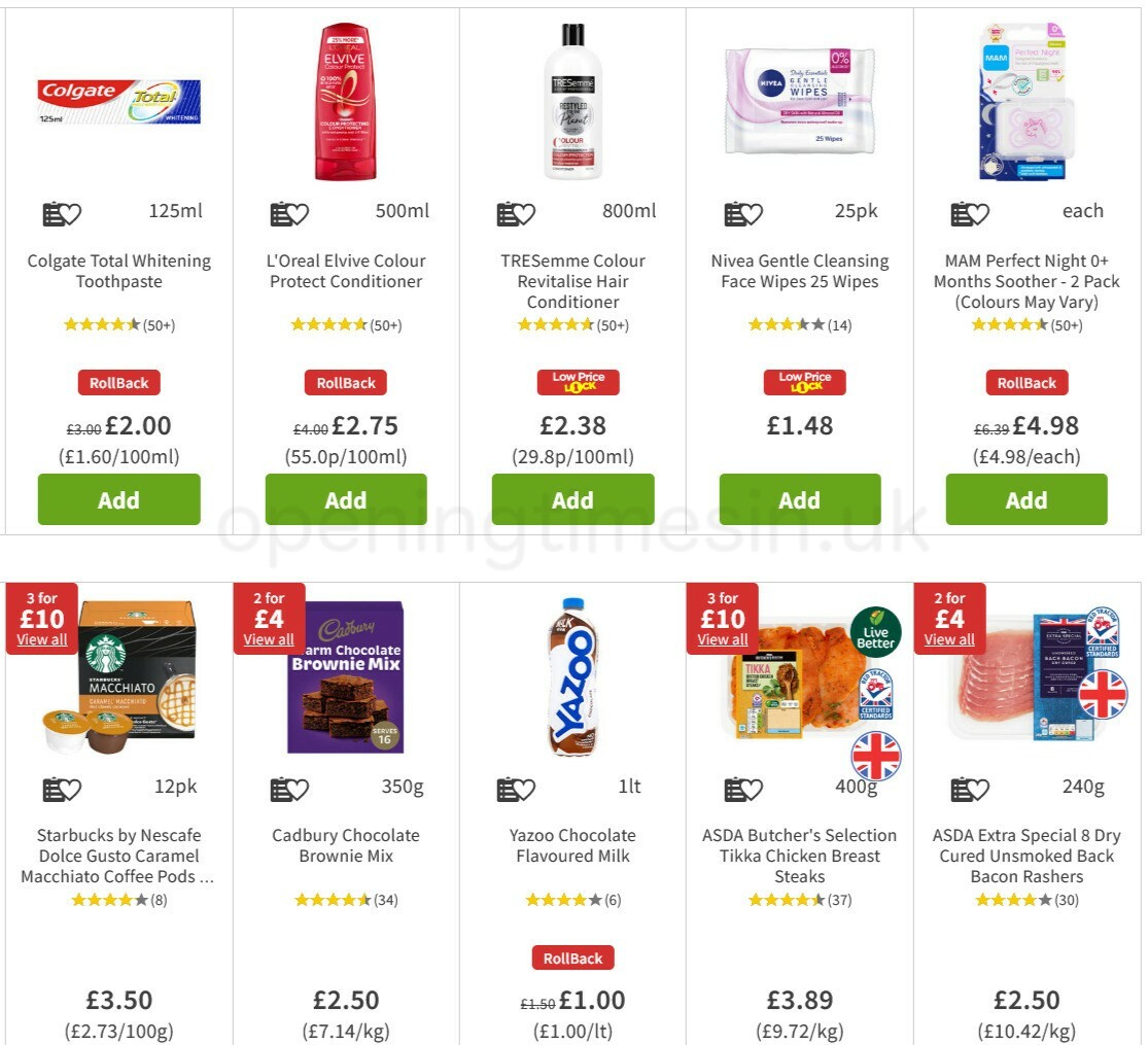 ASDA Offers from 16 April