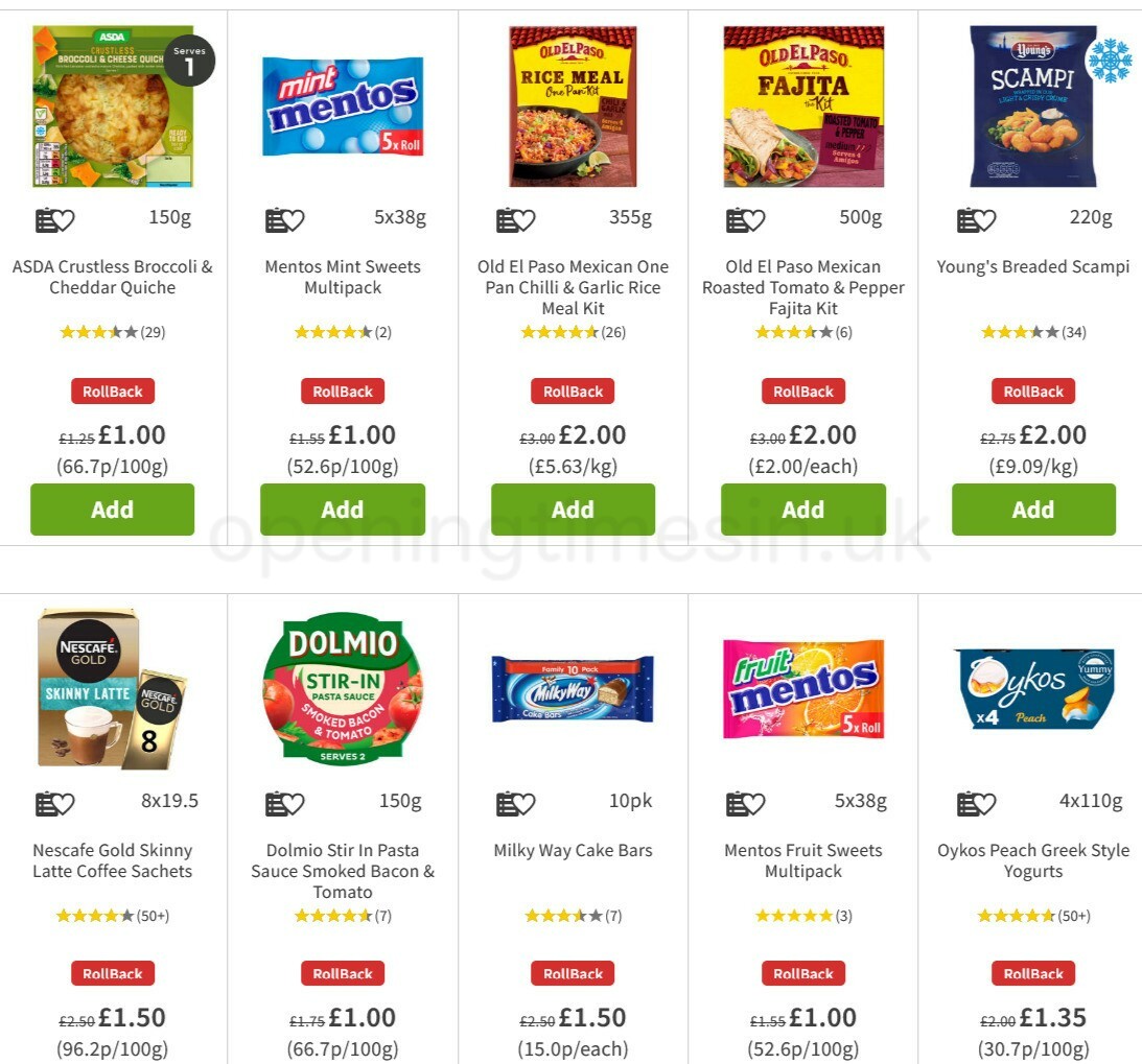 ASDA Offers from 30 April