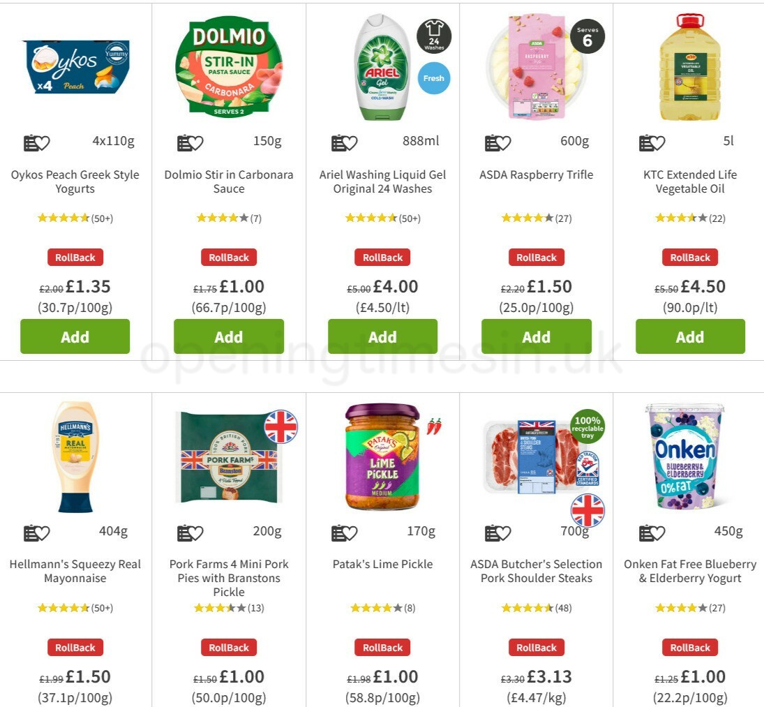 ASDA Offers from 30 April