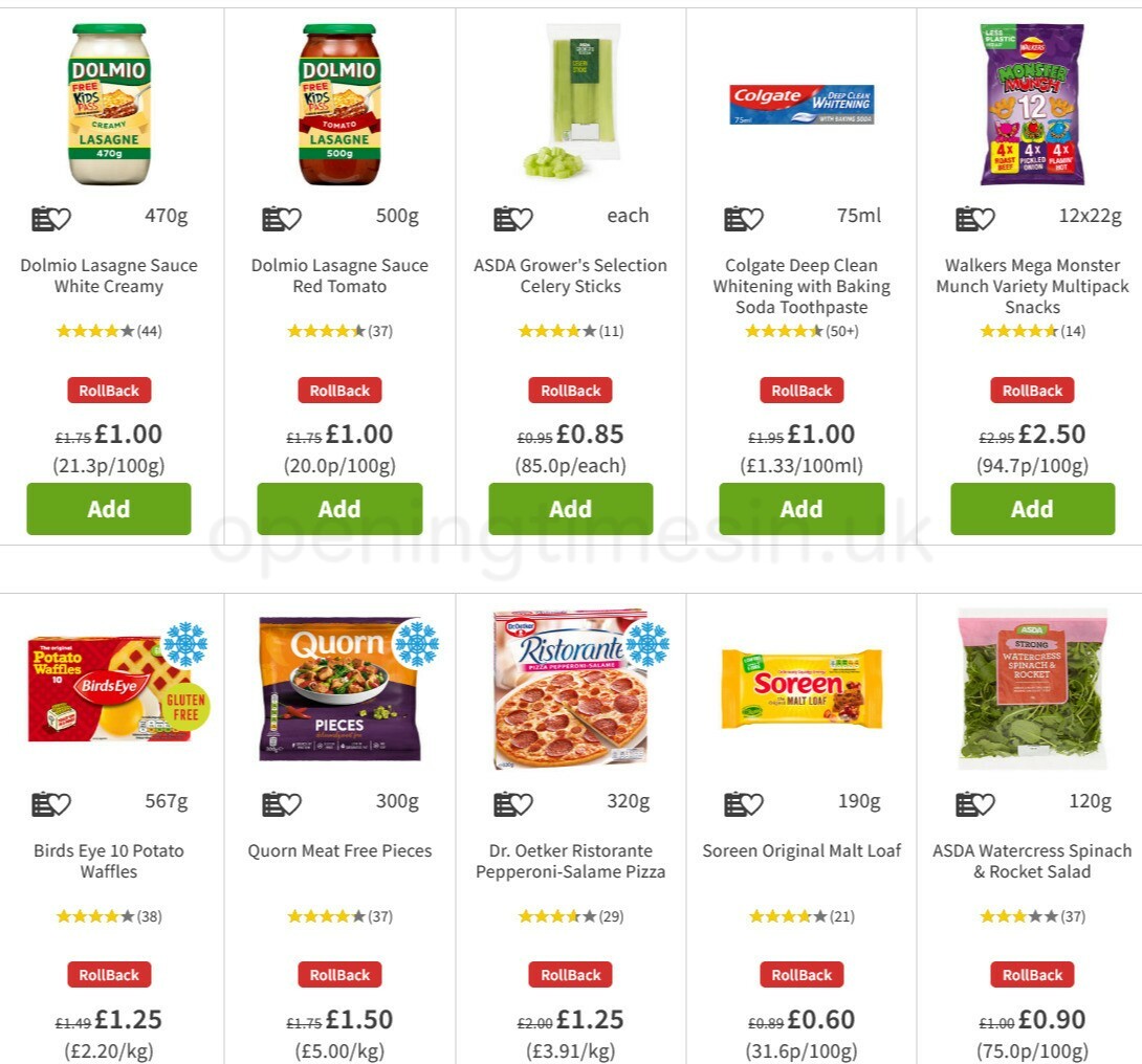 ASDA Offers from 30 April