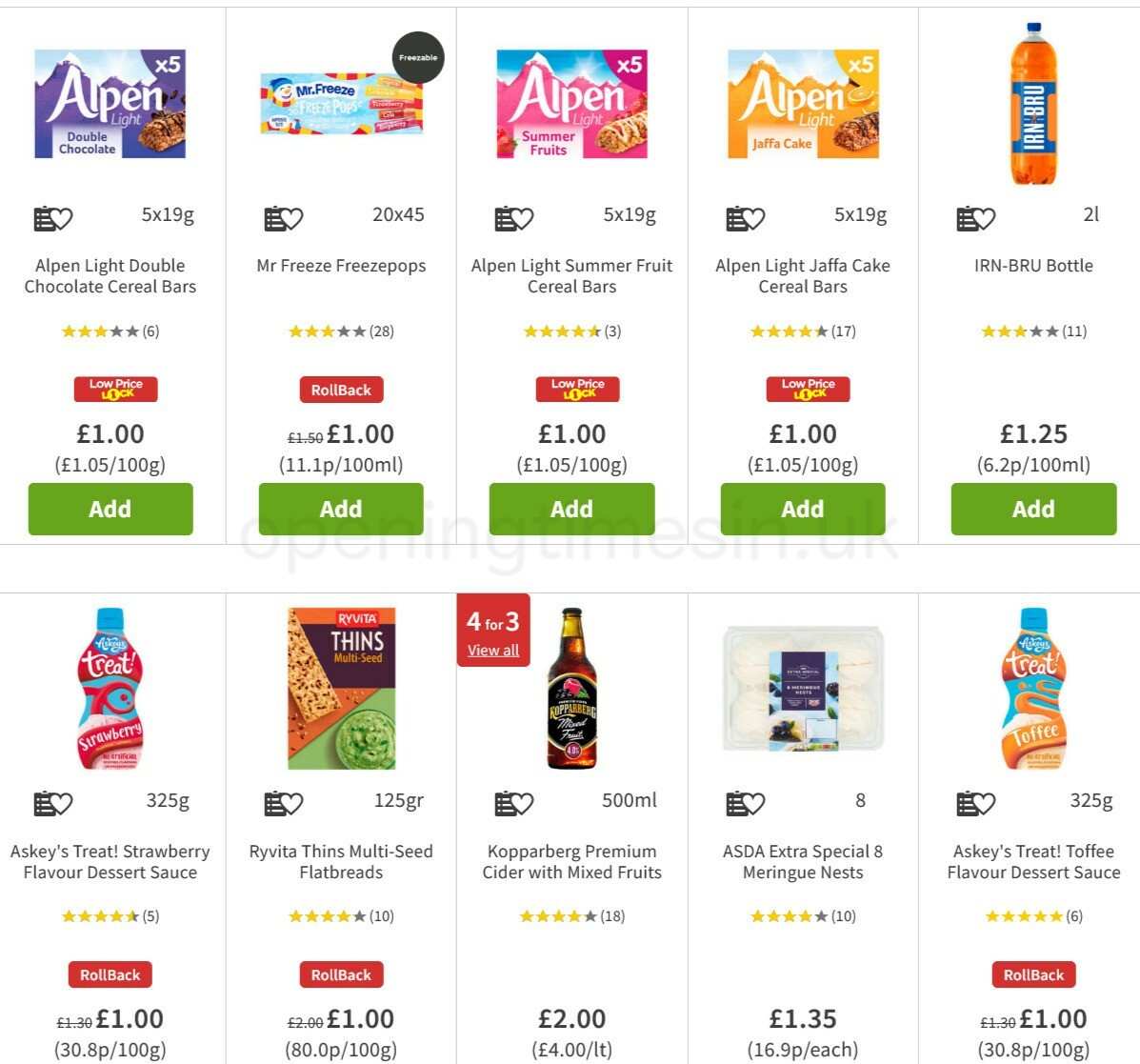 ASDA Offers from 7 May