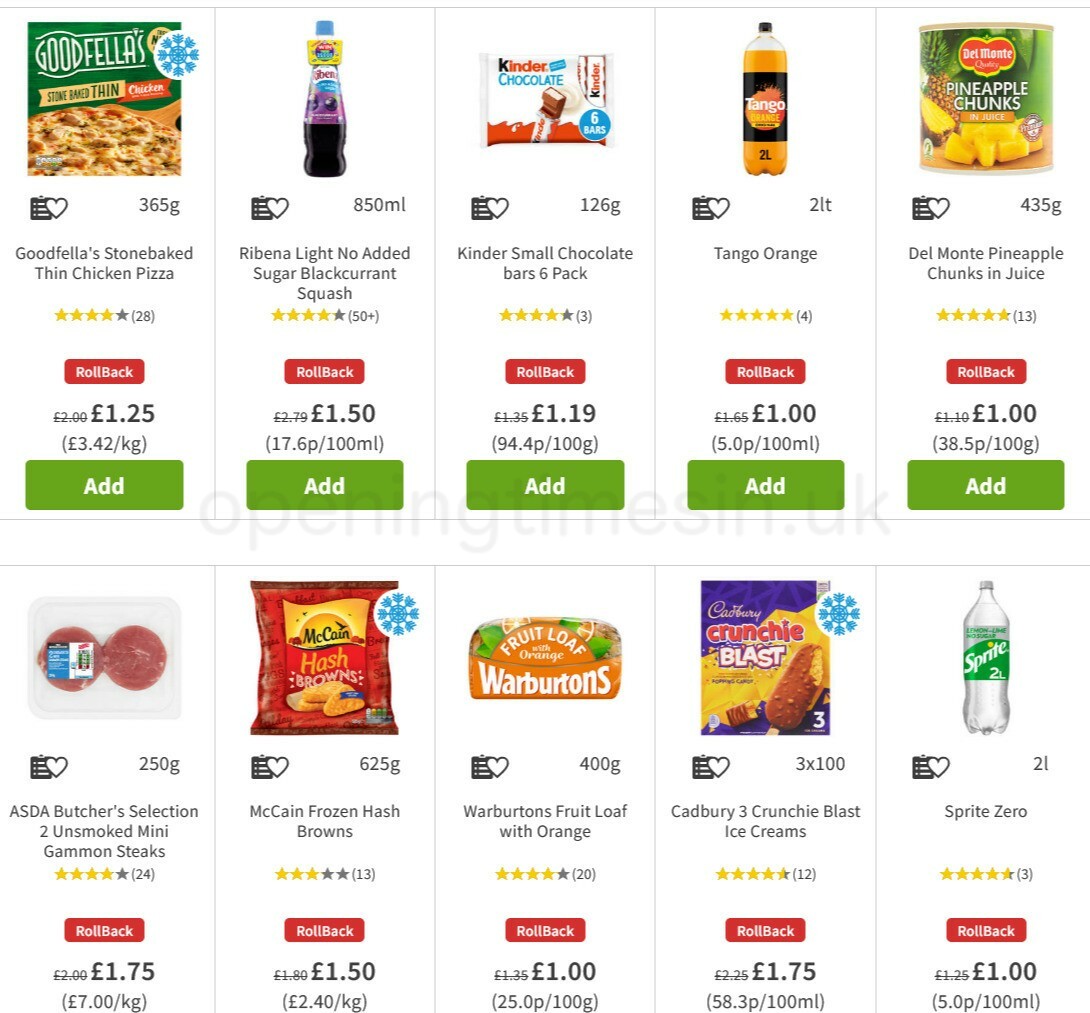 ASDA Offers from 21 May