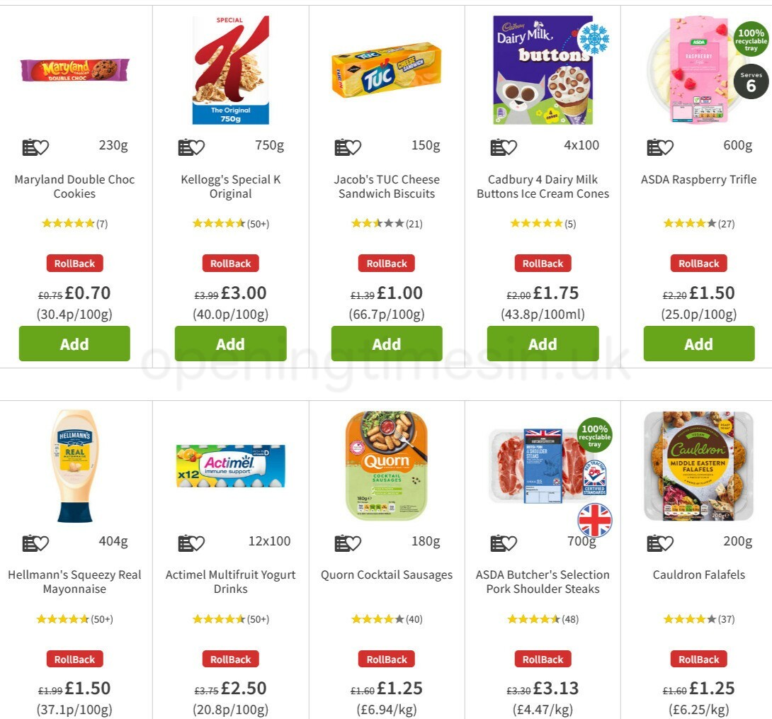 ASDA Offers from 21 May