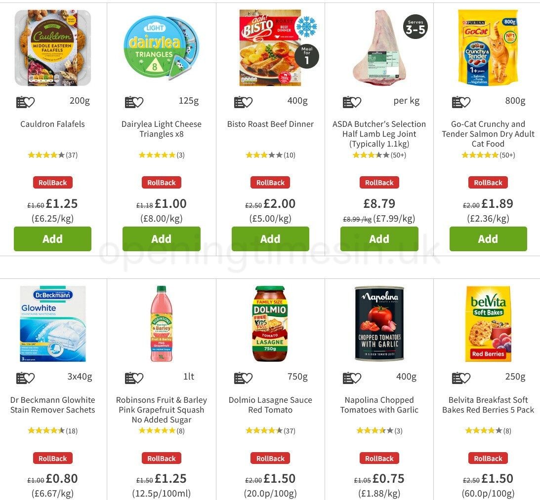 ASDA Offers from 21 May