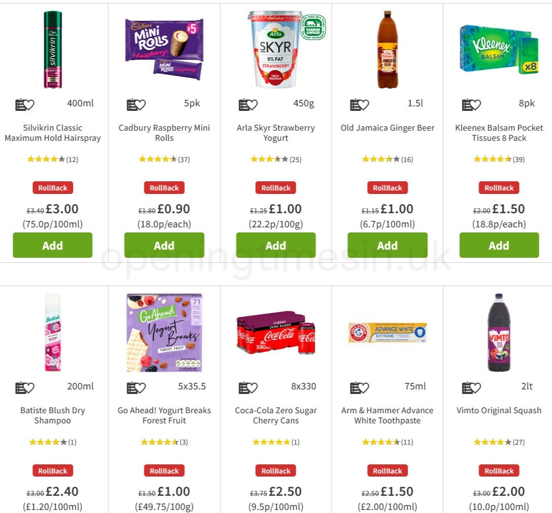 ASDA Offers from 21 May