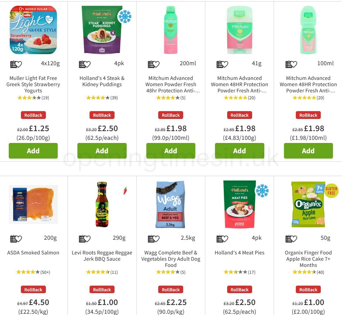 ASDA Offers from 21 May