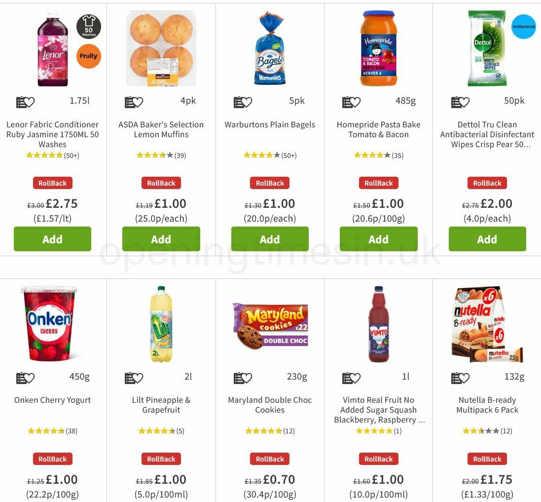 ASDA Offers from 23 July