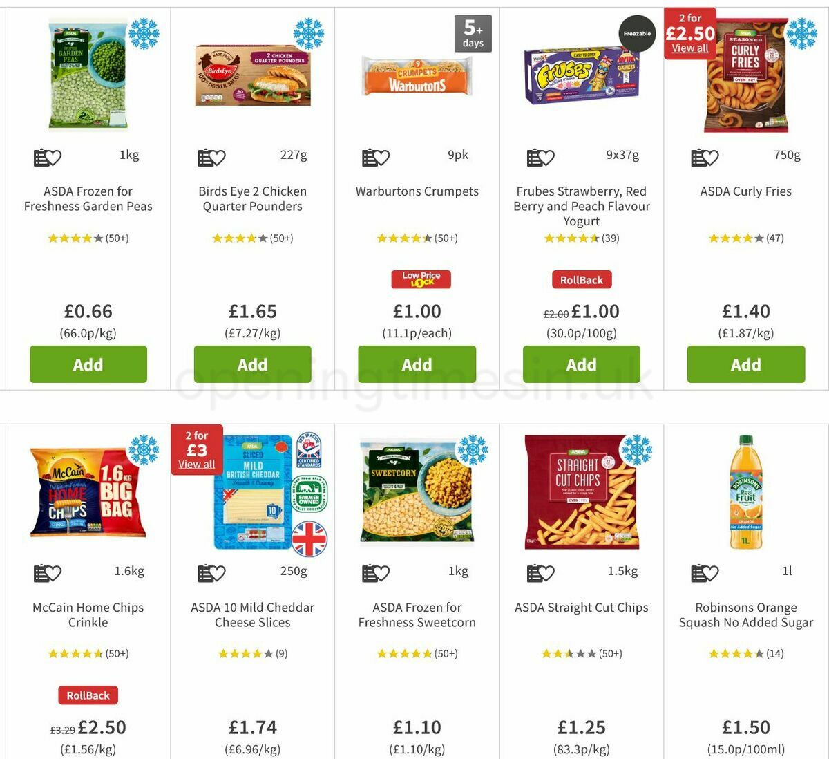 ASDA Back to School Offers from 19 August