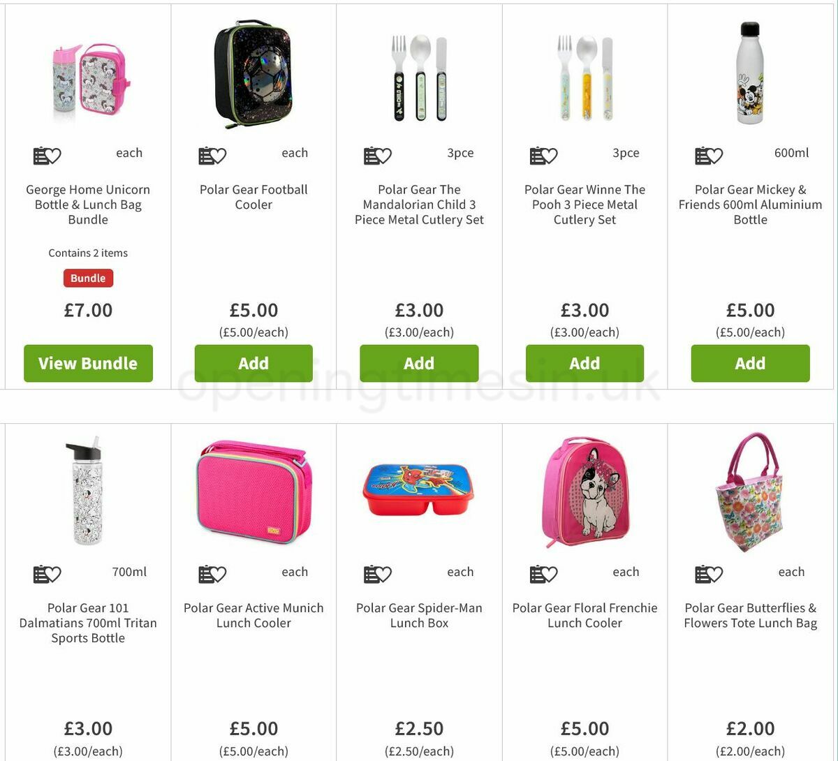 ASDA Back to School Offers from 19 August