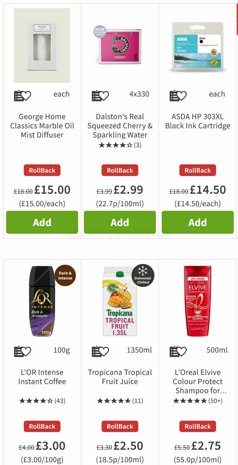 ASDA Offers from 11 March