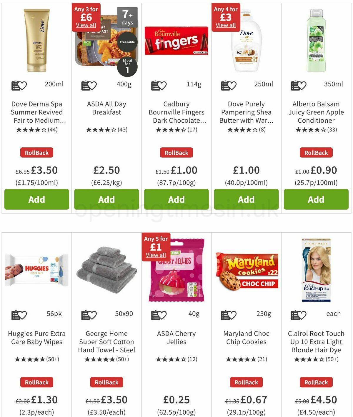 ASDA Offers from 11 March