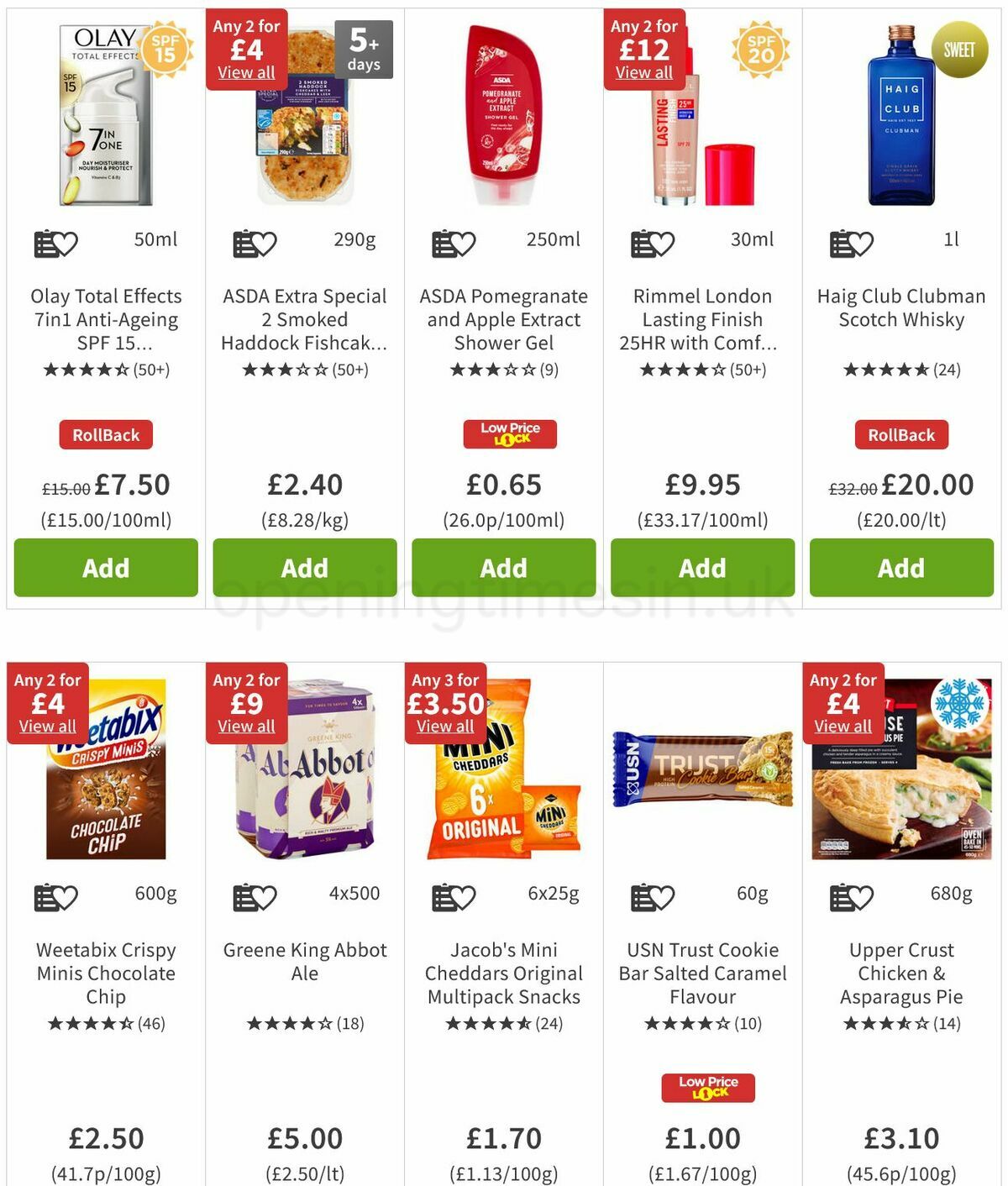 ASDA Offers from 11 March