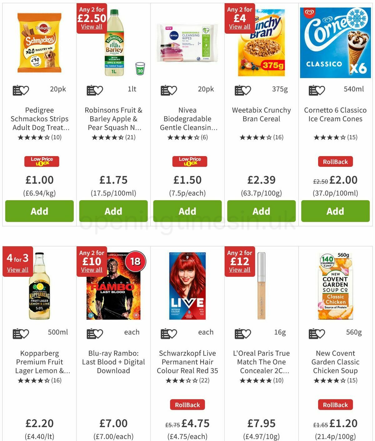 ASDA Offers from 11 March