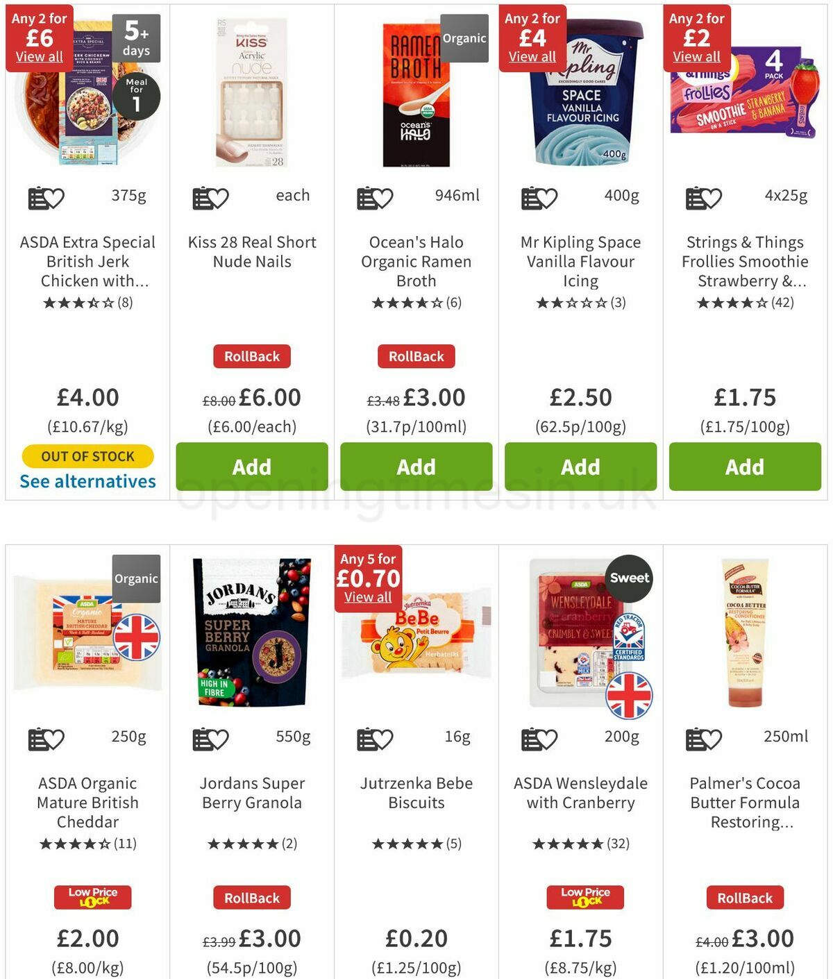 ASDA Offers from 11 March