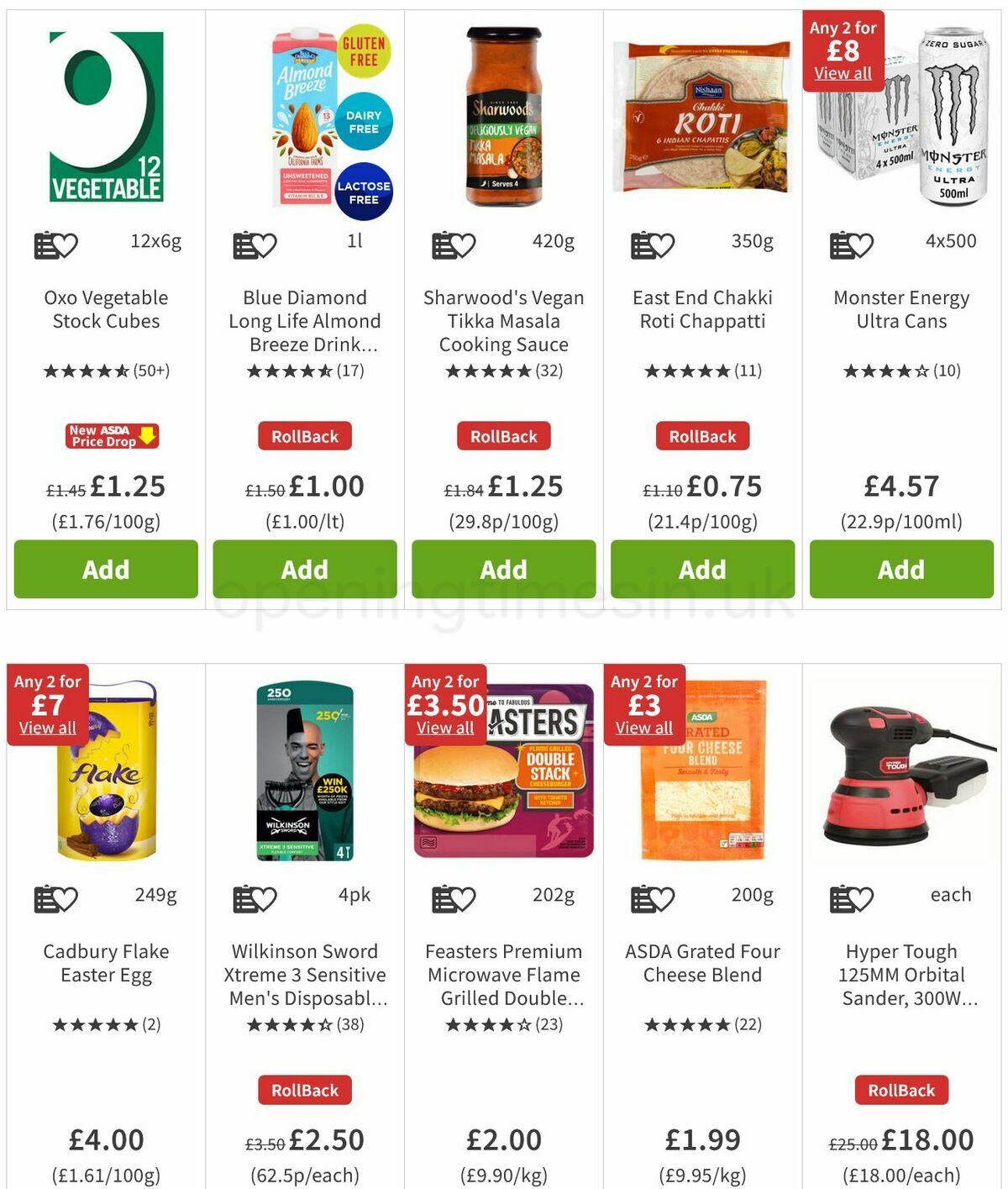 ASDA Offers from 11 March