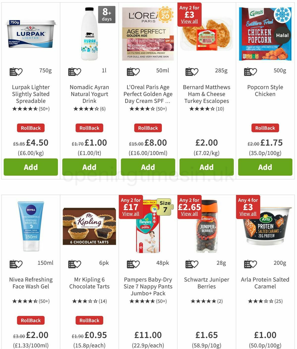 ASDA Offers from 11 March