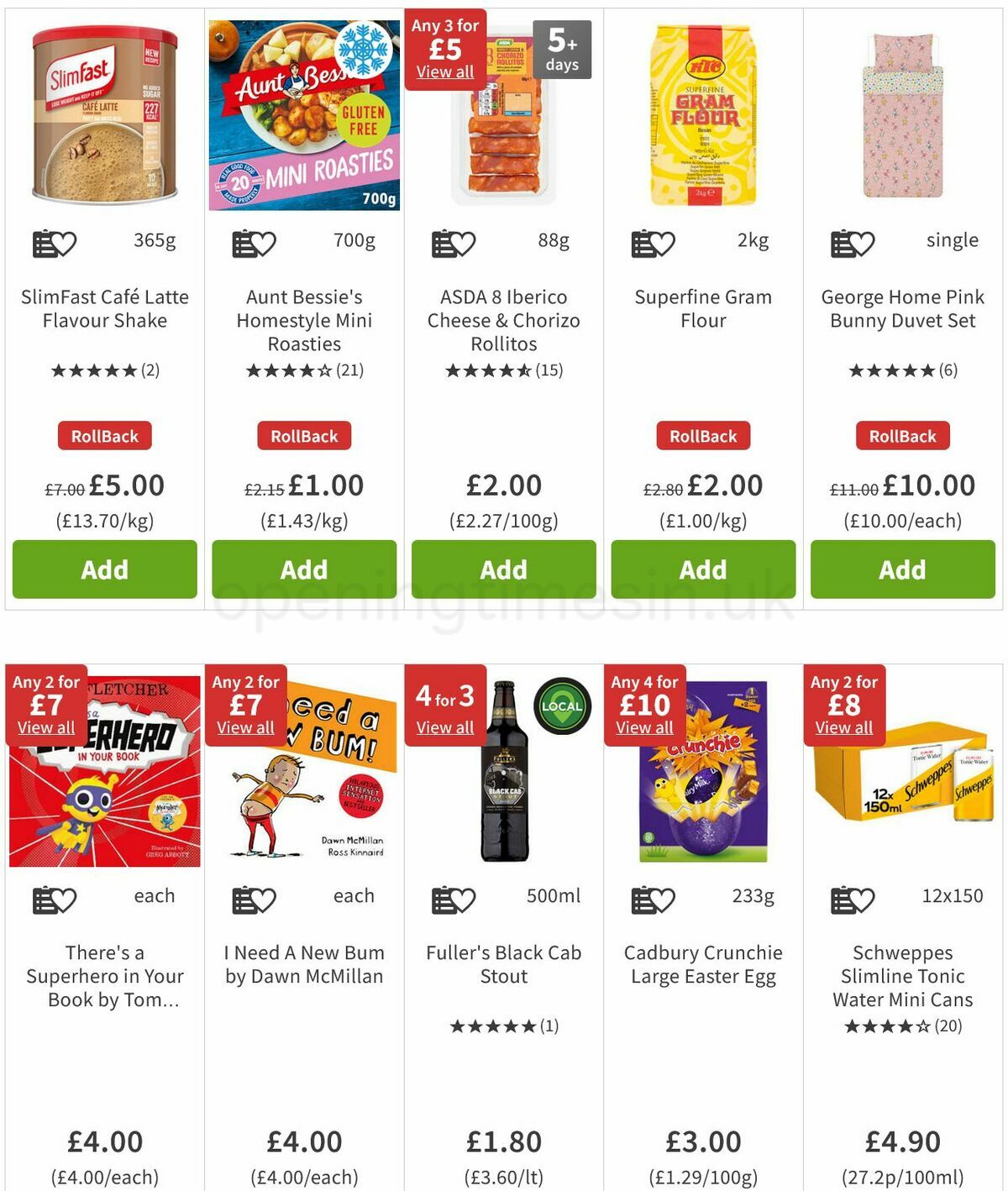 ASDA Offers from 11 March