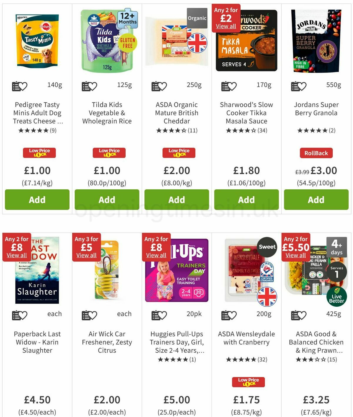 ASDA Offers from 11 March