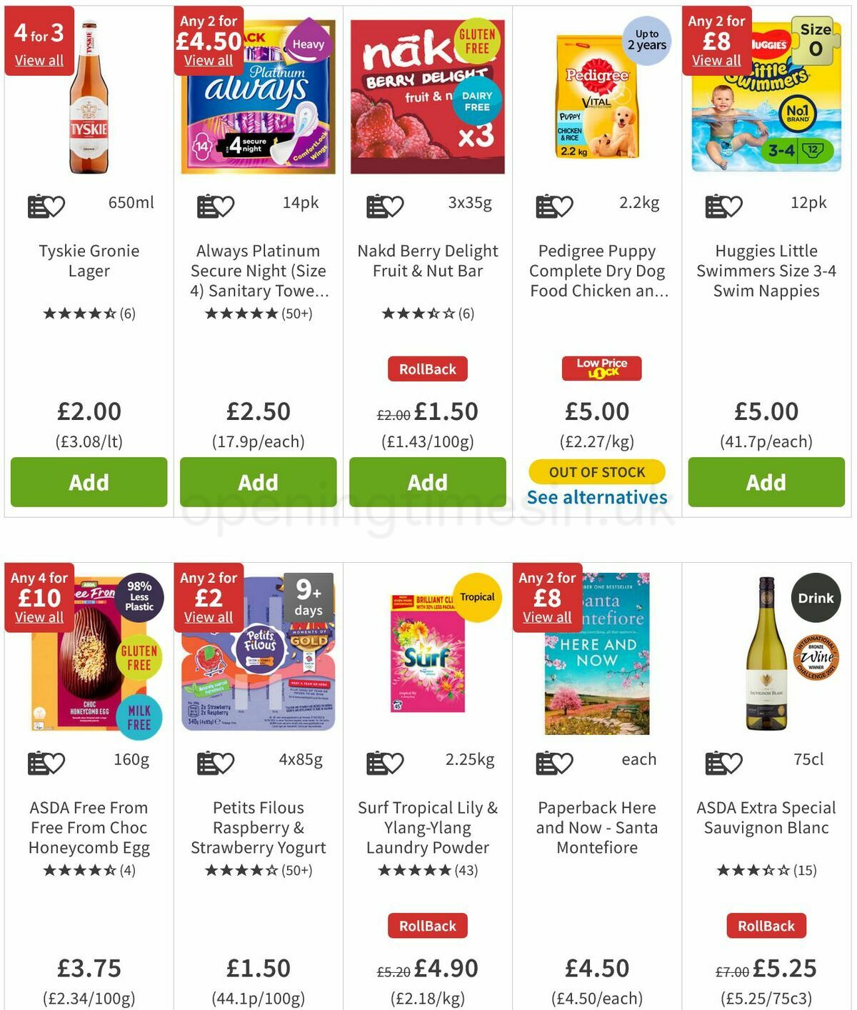 ASDA Offers from 11 March