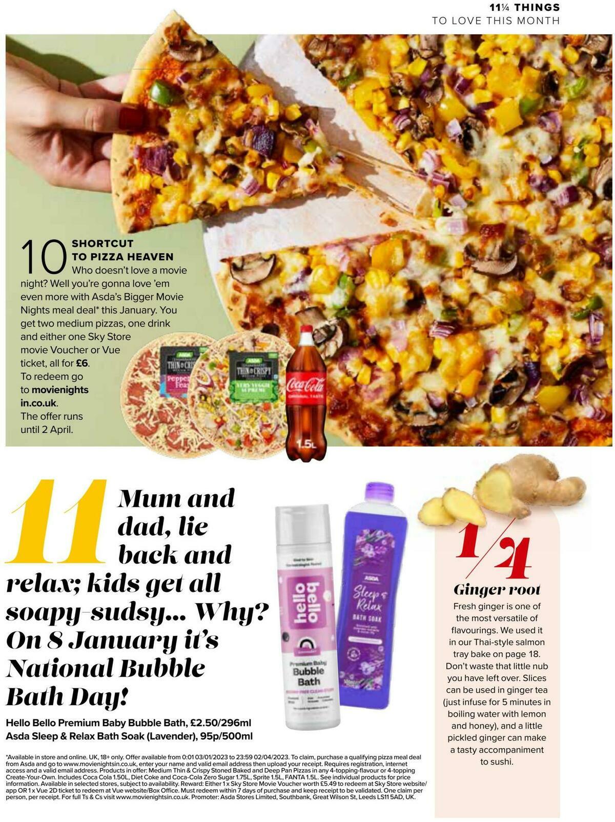 ASDA Magazine January Offers from 1 January