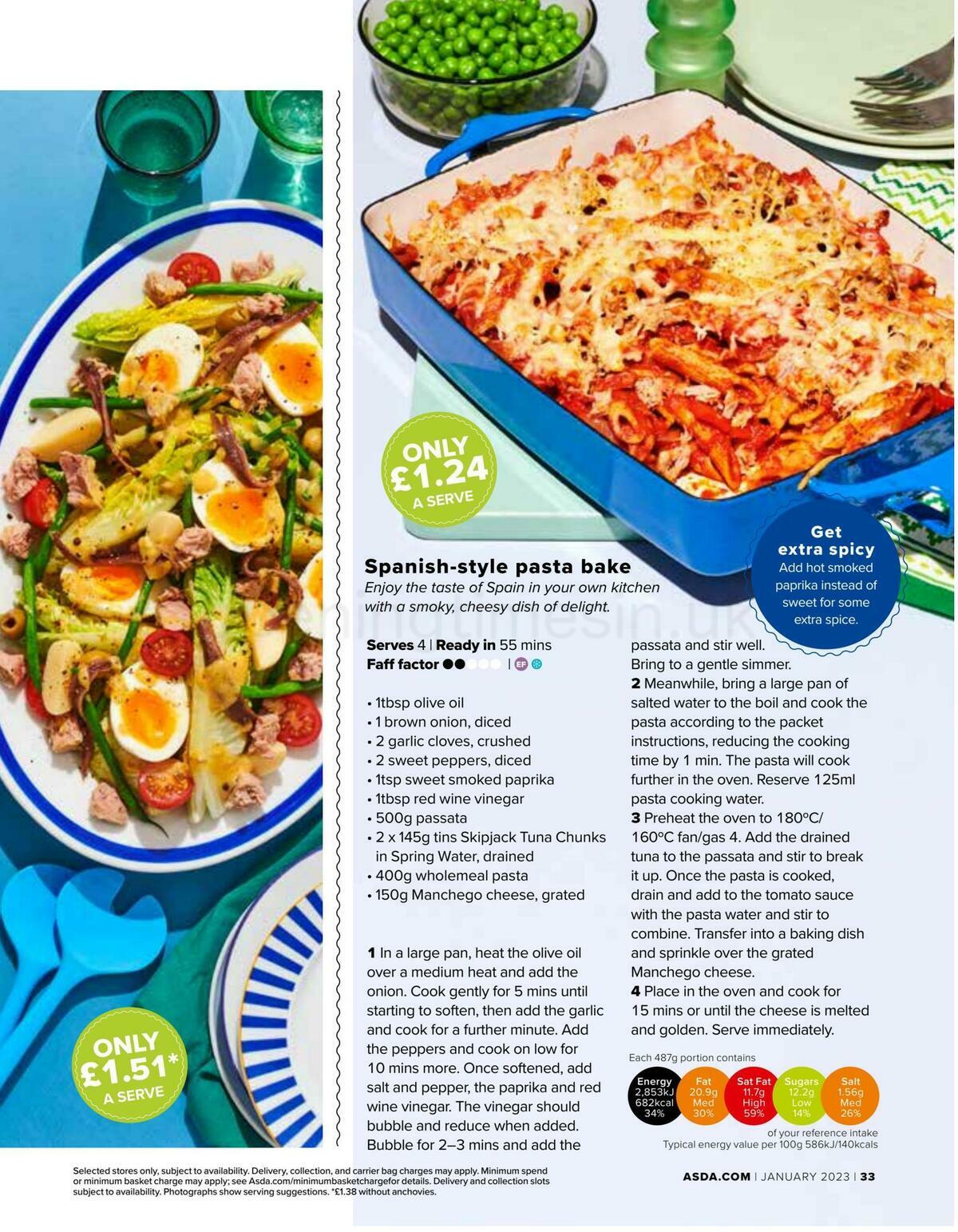 ASDA Magazine January Offers from 1 January