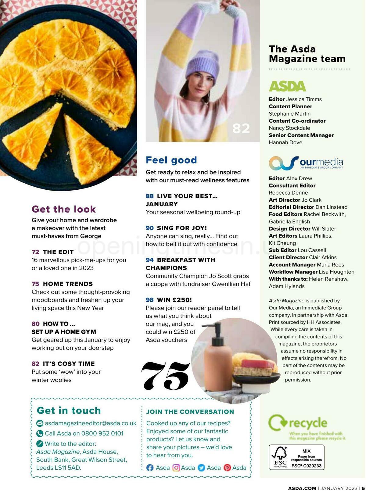 ASDA Magazine January Offers from 1 January