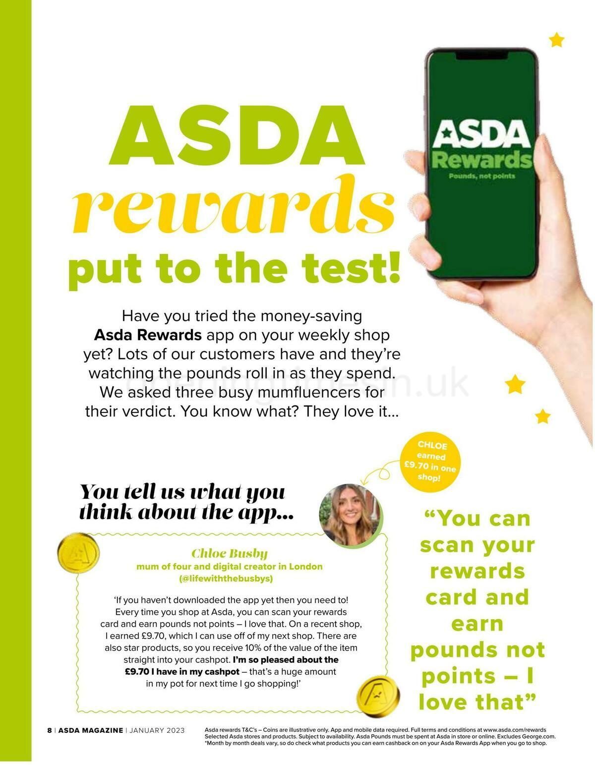 ASDA Magazine January Offers from 1 January