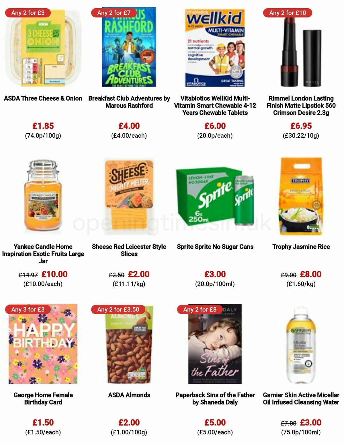 ASDA Offers from 20 January