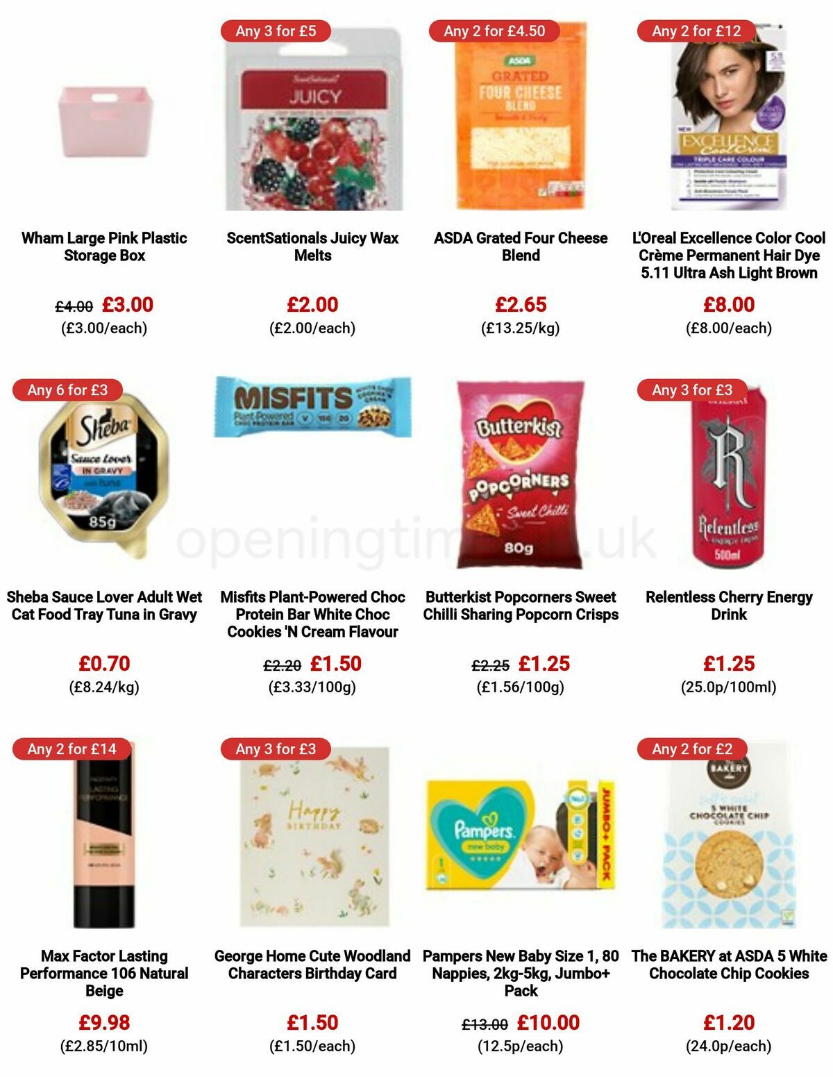 ASDA Offers from 20 January