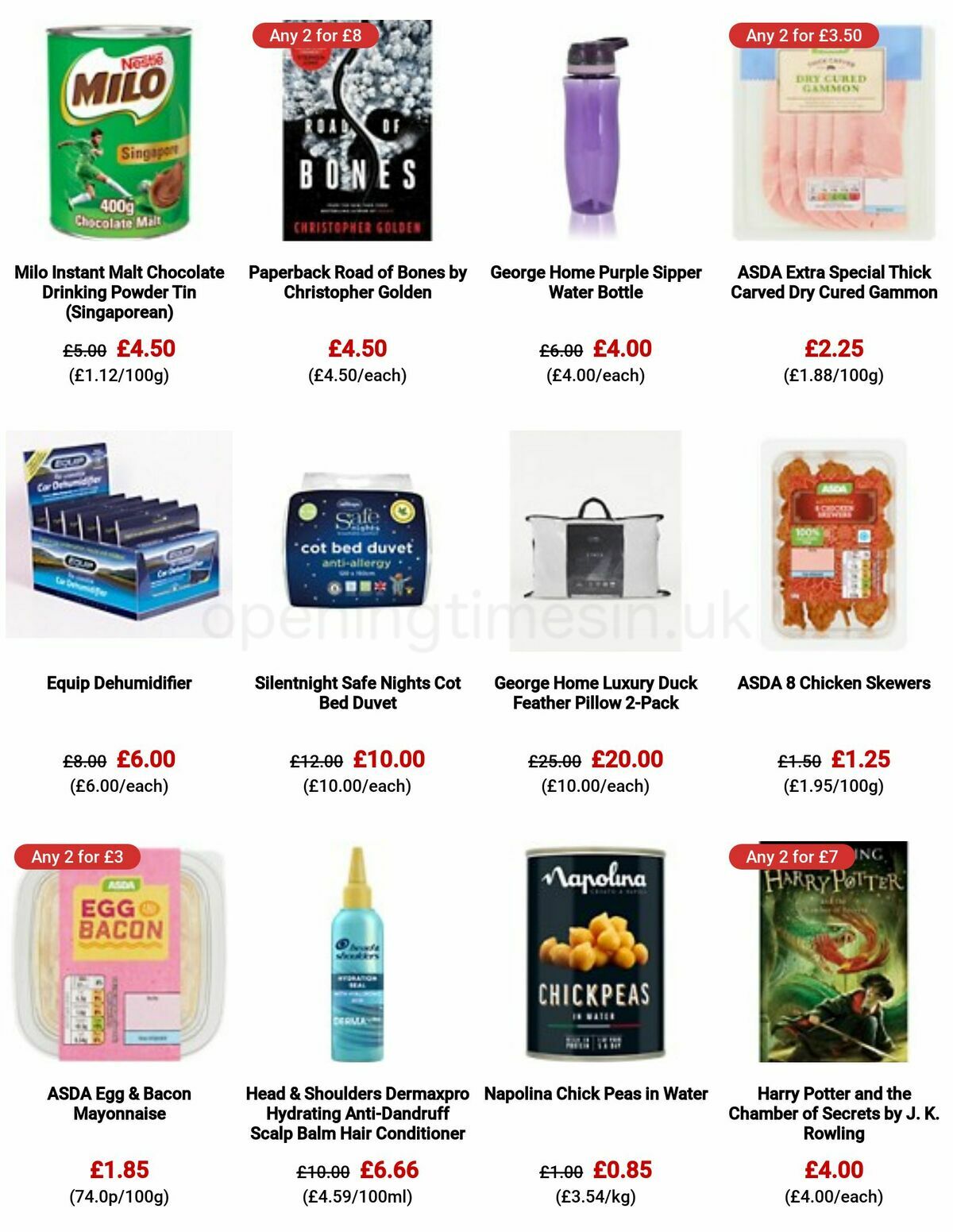 ASDA Offers from 20 January