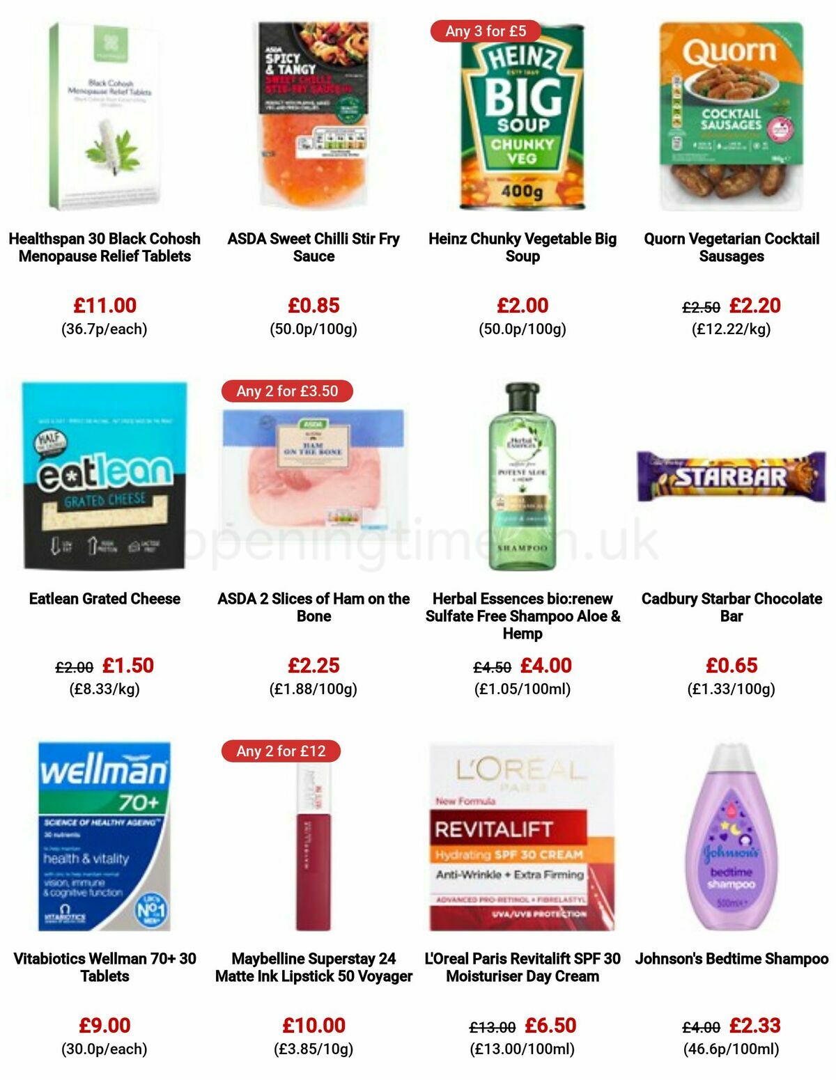 ASDA Offers from 20 January