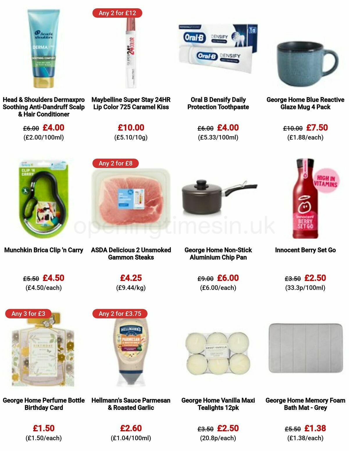 ASDA Offers from 20 January